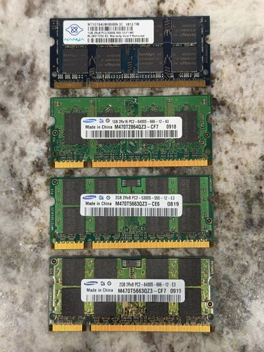 Sticks laptop ram - of,
