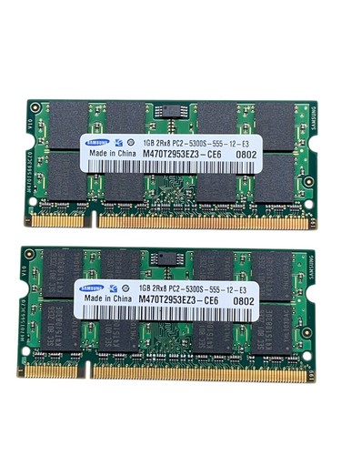 2pc samsung ddr2 1gb 2rx8 - ddr2,