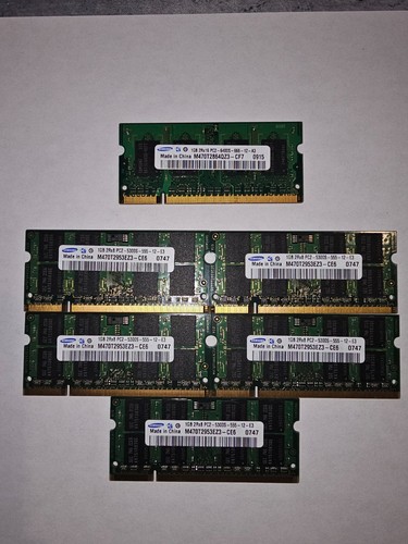 Lot samsung 1gb ddr2 - 6,
