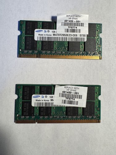 2pc samsung ddr2 1gb - samsung,
